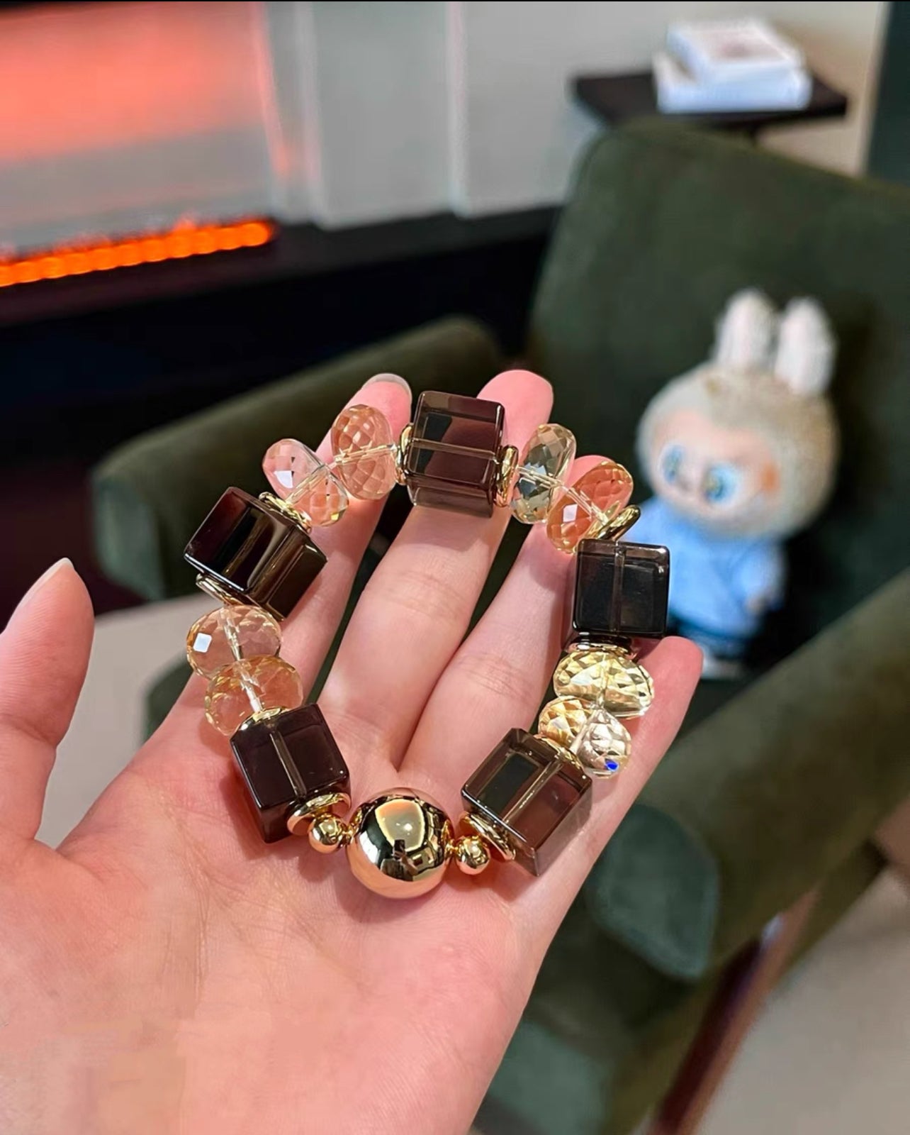 smoky quartz citrine