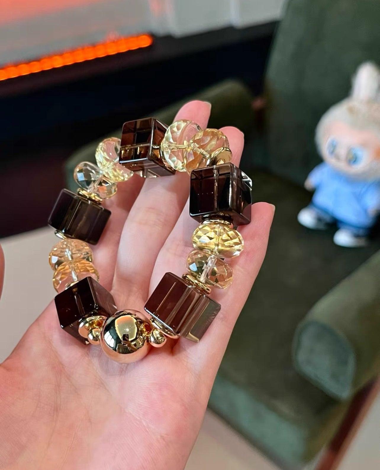 smoky quartz citrine