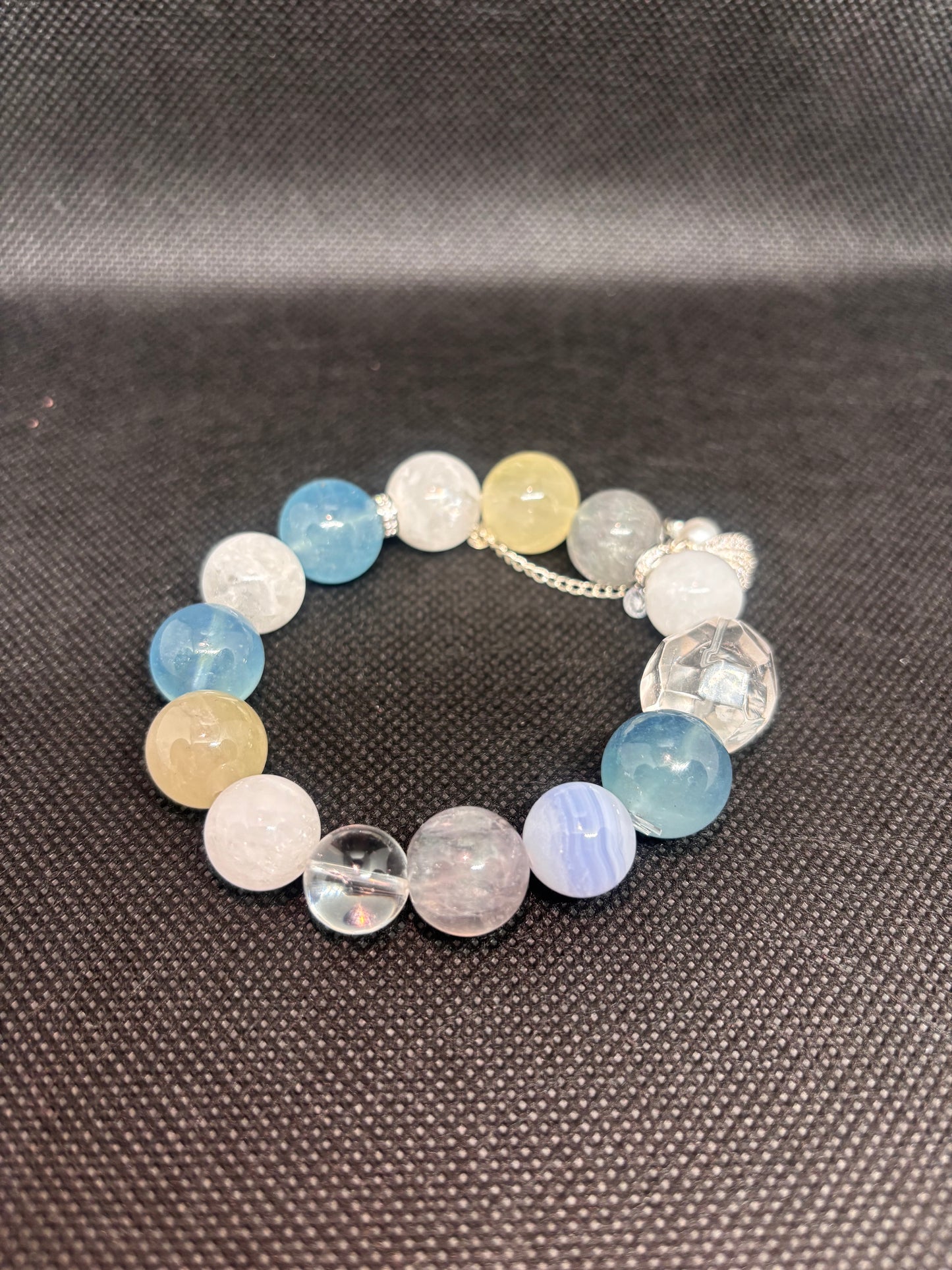 Multi-colour crystal bracelet