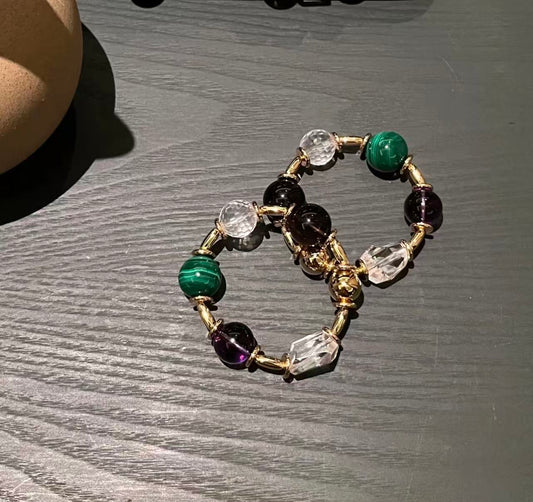 Elegant Multi-Stone Crystal Bracelet